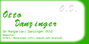 otto danzinger business card